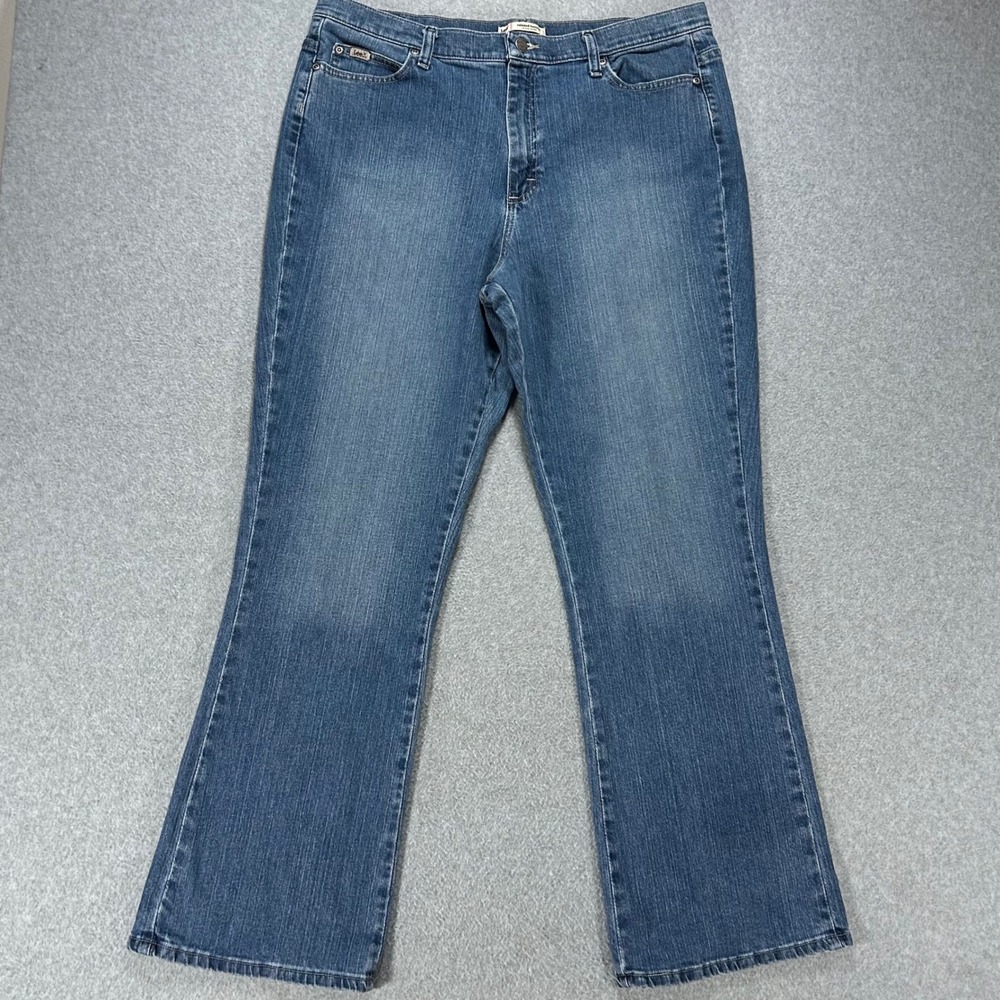 Lee Jeans Relaxed Bootcut Women 37x30 Blue Denim Classic Casual